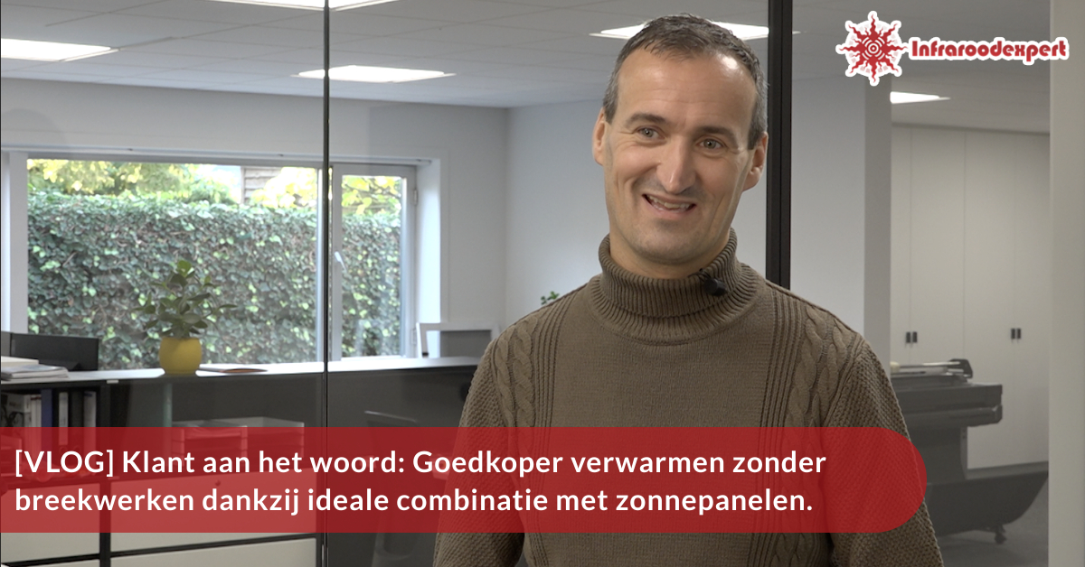 Goedkoper verwarmen zonder breekwerken dankzij combinatie met zonnepanelen.