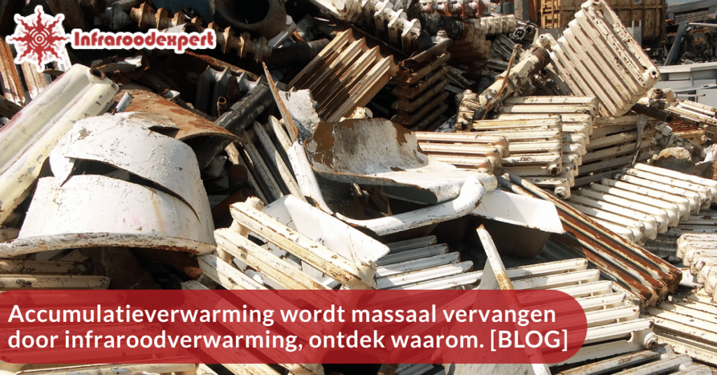 Infraroodpanelen als alternatief voor accumulatieverwarming.