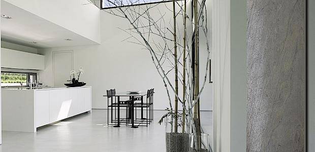 Infraroodpaneel met art stone design.