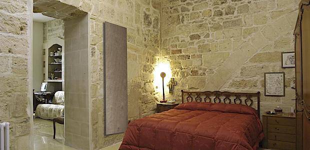 Infraroodpaneel met art stone design.
