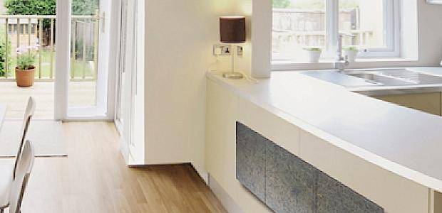 Infraroodpaneel met art stone design.