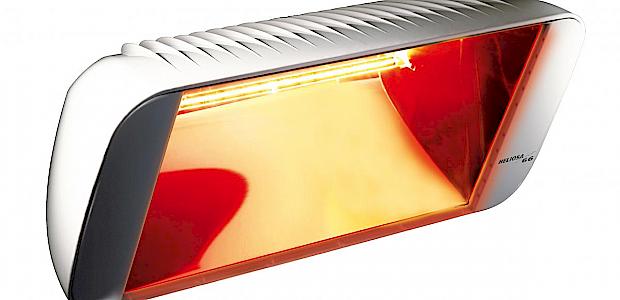 Korte golf infrarood terras verwarming.