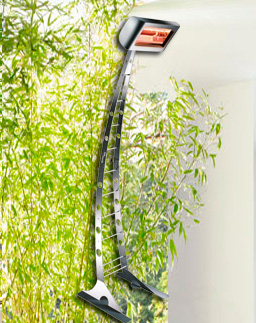 Korte golf infrarood terras verwarming.