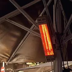 Infrarood terras straler.